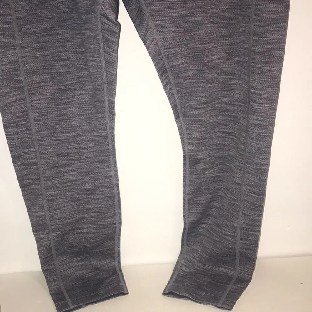 Mondetta Performance Luxury Grey‎ Space Dye High Waist Side Pocket Leggings XL